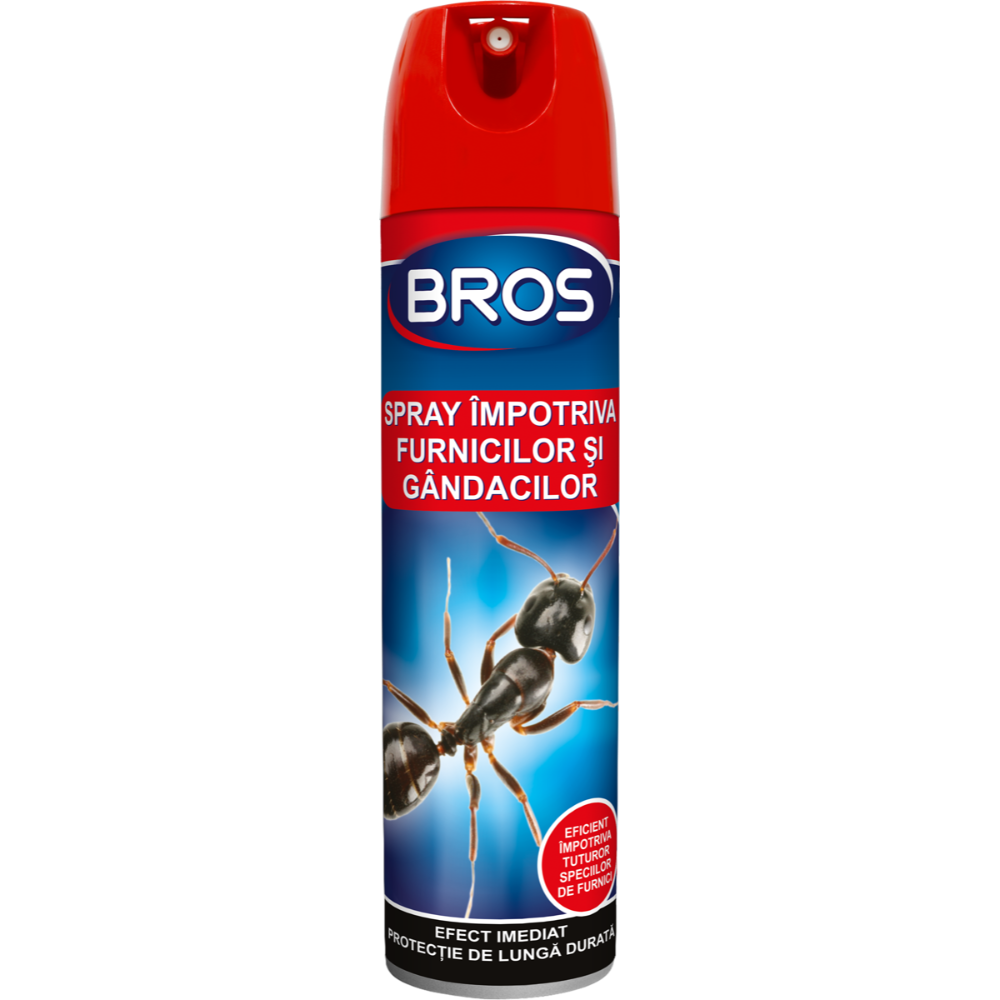 Spray impotriva furnicilor si gandacilor Bros, 210/15 ml