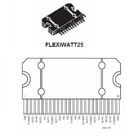 AMPLIFICATOR AUDIO PTR. AUTO,4X35W QUAD/PUNTE