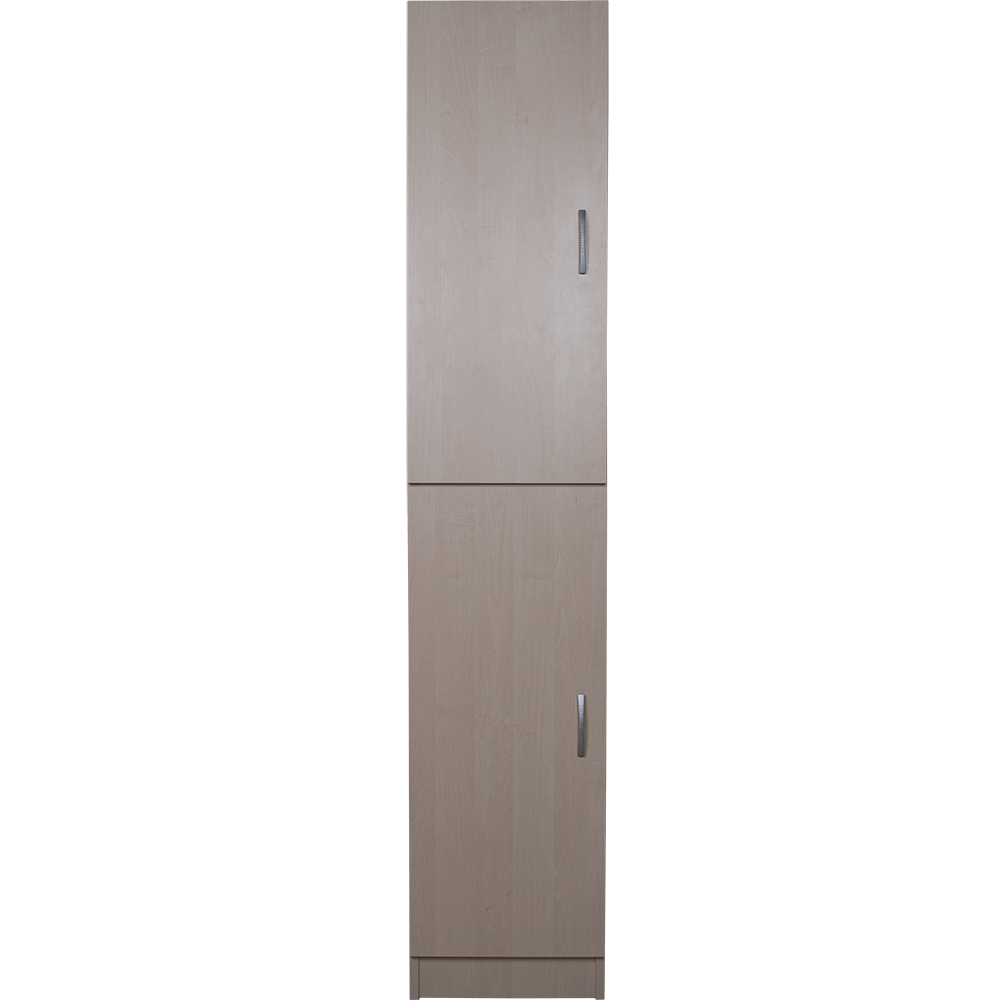 Dulap cu rafturi pal melaminat, mesteacan, 2 usi, 40 x 28 x 202 cm