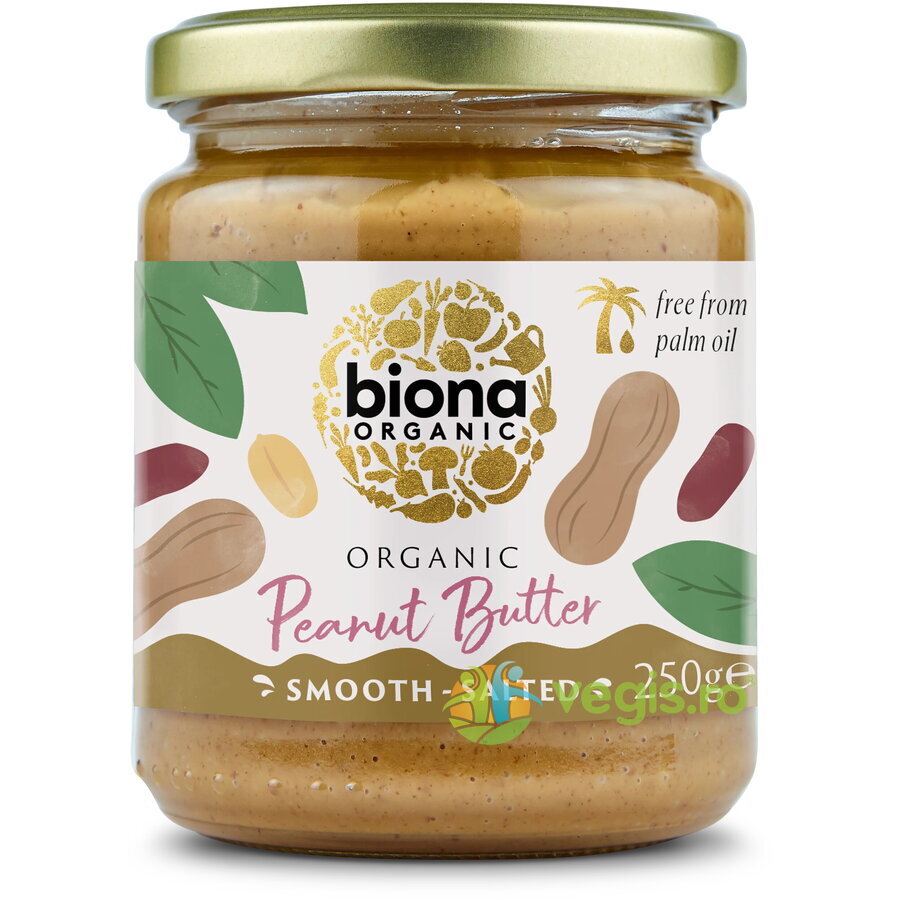 Pasta de Arahide Cremoasa cu Sare Ecologica/Bio 250g