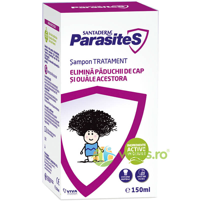Sampon Tratament Pentru Paduchi 150ml Santaderm