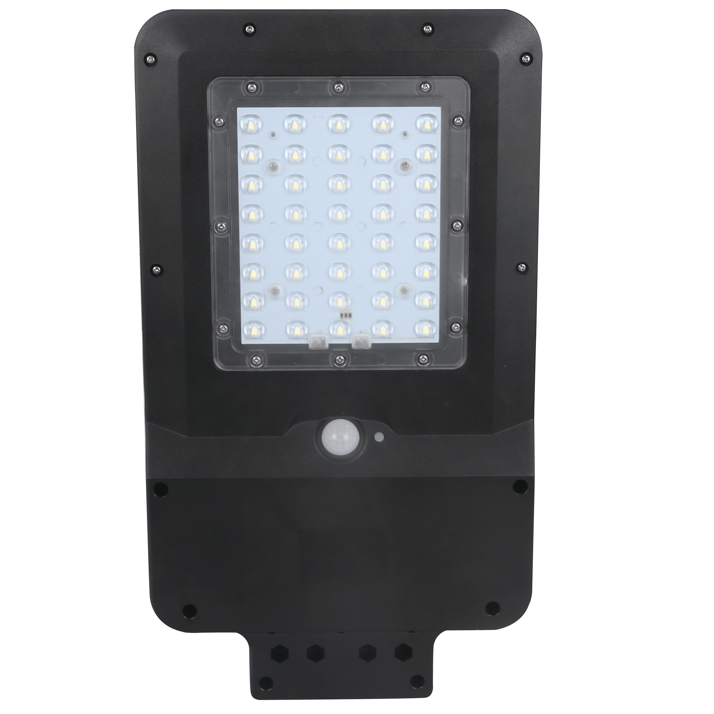 Corp iluminat stradal LED Lohuis, panou solar si senzor miscare, 15 W, lumina rece 6500 K