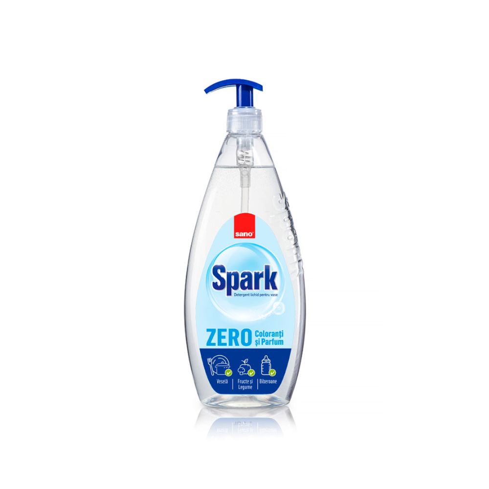 Detergent vase Sano Spark, zero coloranti si parfum, 1L
