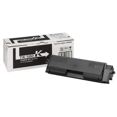 Toner Kyocera TK-580K, Negru, 3500 pagini