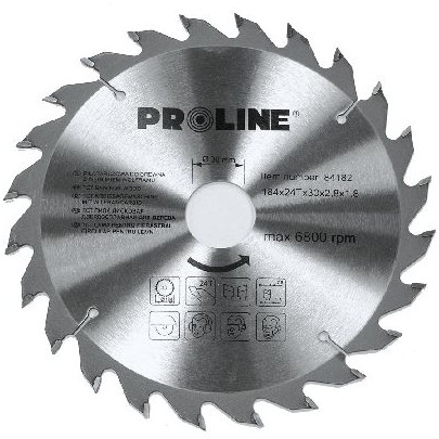 DISC CIRCULAR PENTRU LEMN CU DINTI VIDIA 250MM / 60D.