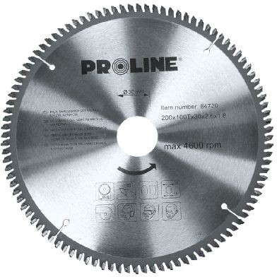 DISC CIRCULAR PENTRU METAL CU DINTI VIDIA 200MM / 100D.