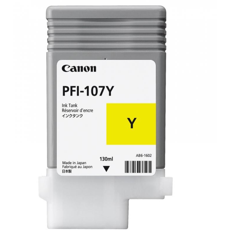 CANON PFI-107Y YELLOW INKJET CARTRIDGE