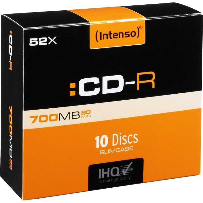 CD-R, 10 bucati, 52x, 700 MB