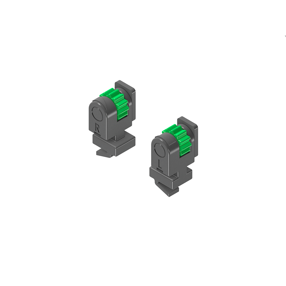 Adaptor reglaj 4D, Grass, plastic, negru, 1 mm