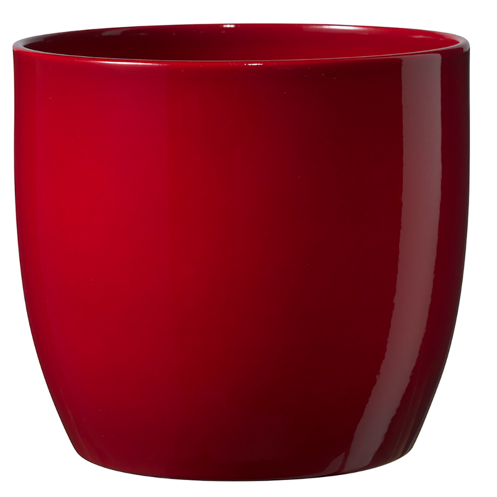 Masca ghiveci SK Basel, ceramica, bordo, 0.5 kg, diametru 13 cm, 12 cm