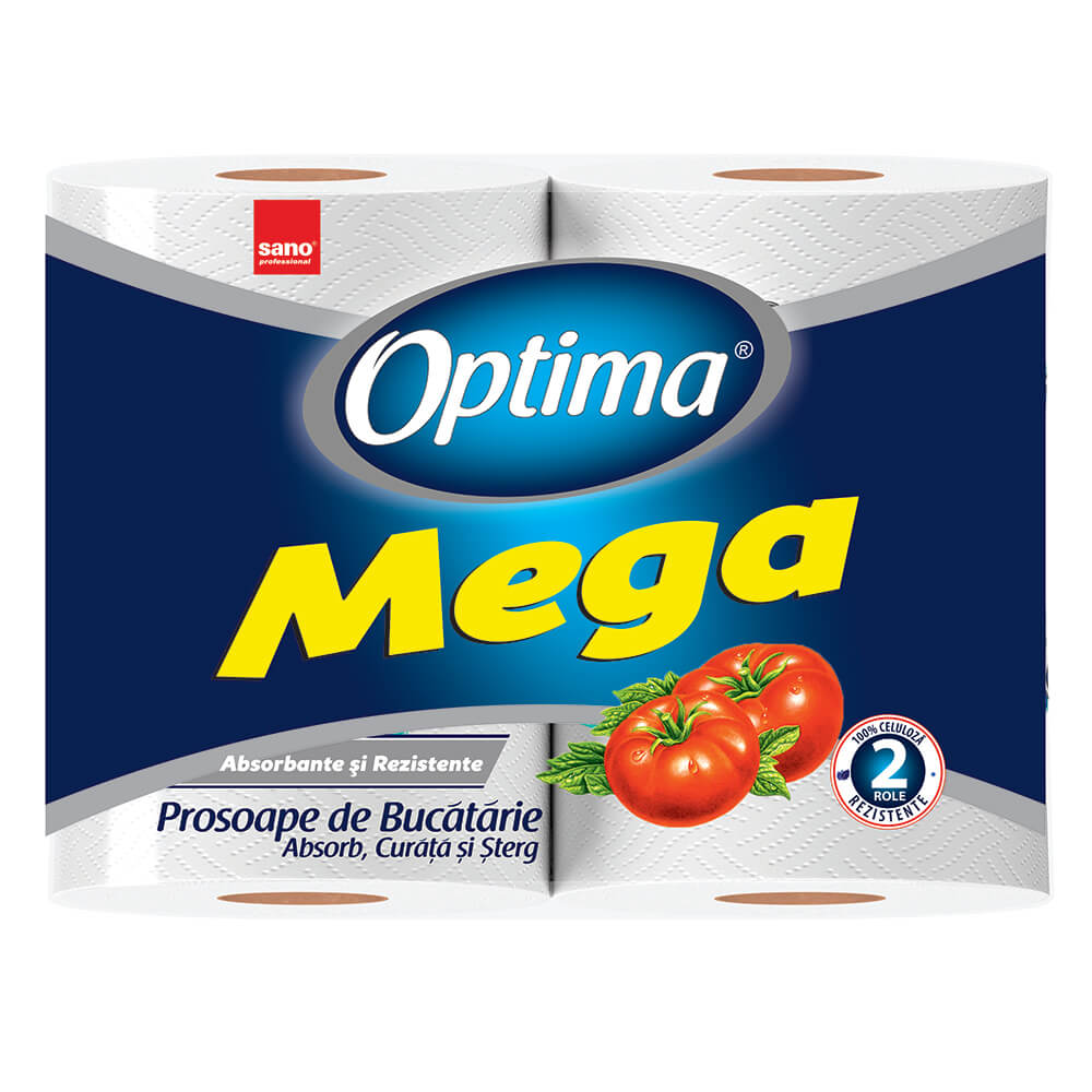 Prosoape din hartie, Sano Optima, 100% celuloza, 10.50 m x 2