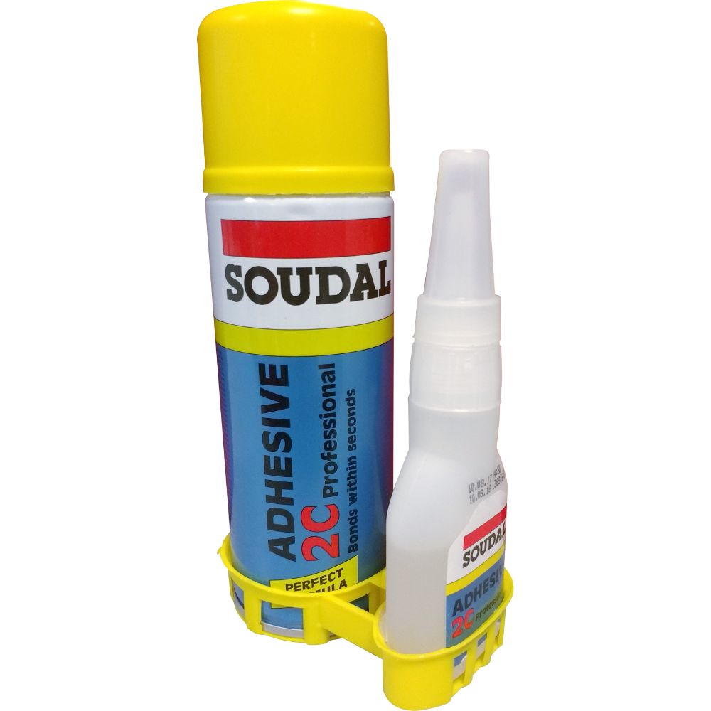 Adeziv rapid bicomponent 2C Mitre Kit Soudal, 100 g + 400 ml activator