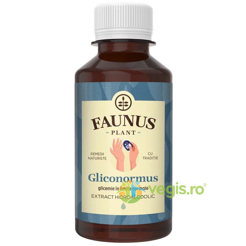 Tinctura Gliconormus (Glicemie in limite normale) 200ml