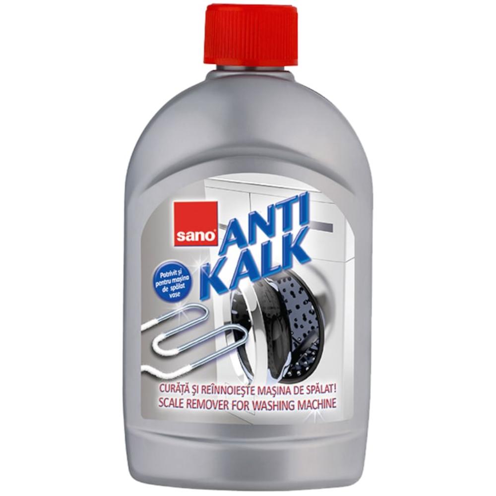 Solutie anticalcar, Sano Anti Kalk, pentru masina de spalat, 500 ml