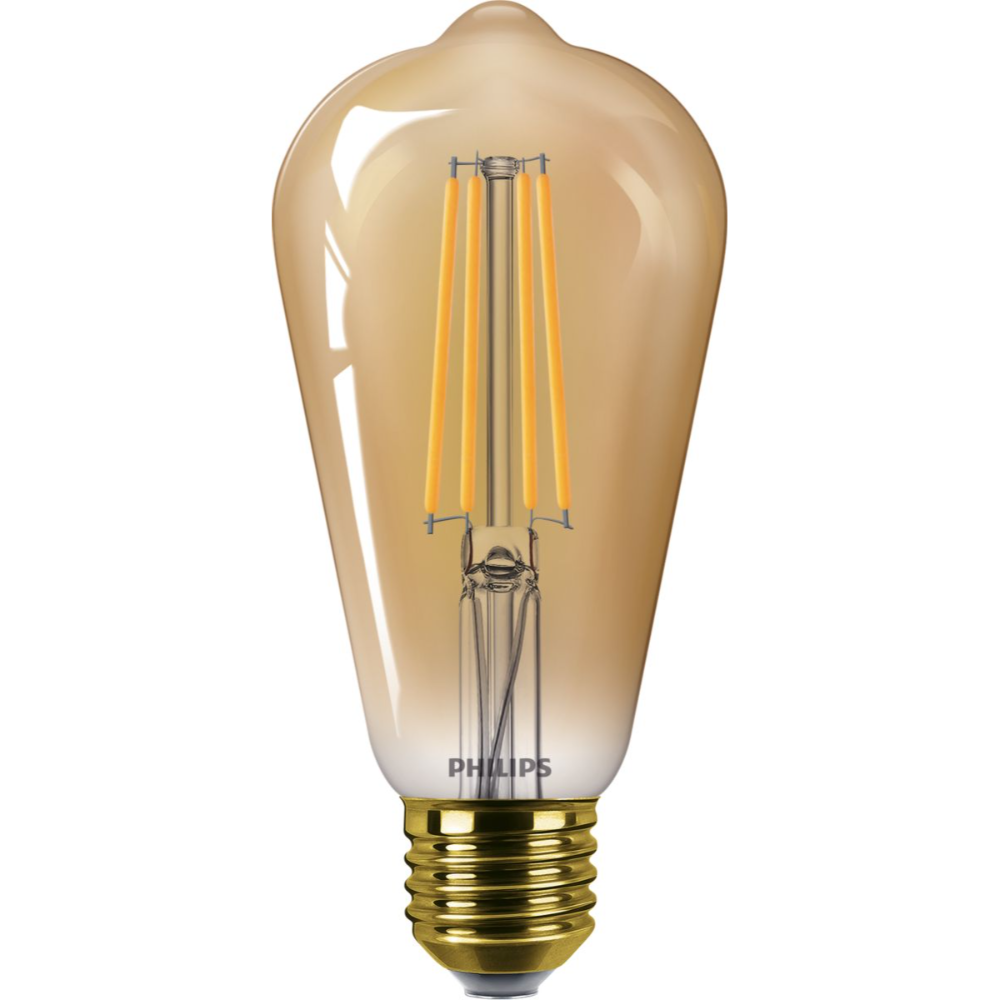 Bec LED nedirectional Philips, E27, 7.2 - 50W, lumina calda 2200 K
