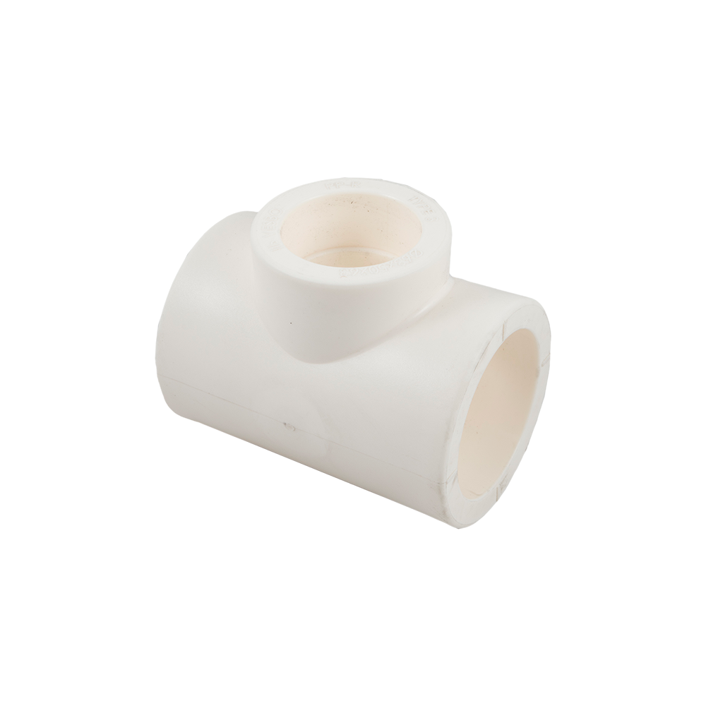 Teu redus PPR 63 mm Vesbo, 50 x 63 mm, filet interior, alb
