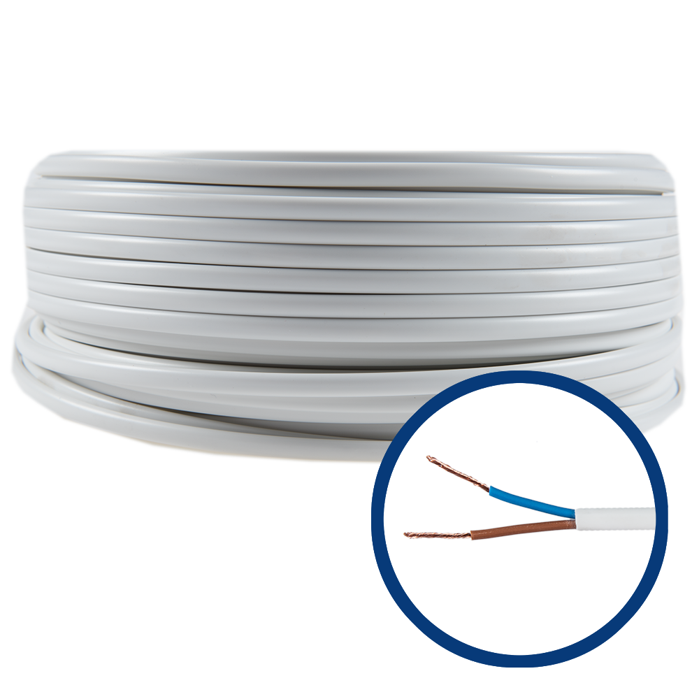 Cablu electric MYYUP 2 x 1 mmp, izolatie PVC, plat
