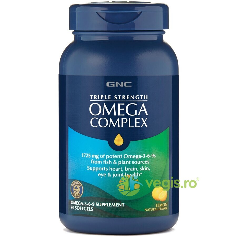 Omega Complex (Acizi Grasi Omega-3-6-9) Triple Strength 90cps moi