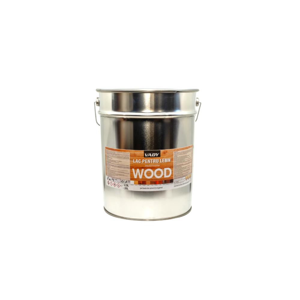Lac alchidic Vady pentru lemn, mahon, 20 L