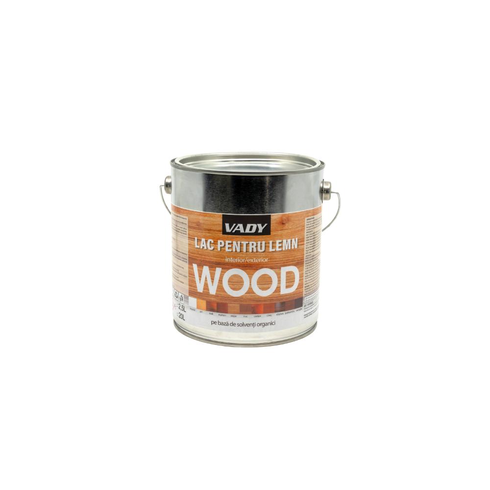 Lac alchidic Vady pentru lemn, wenge, 2,5 L