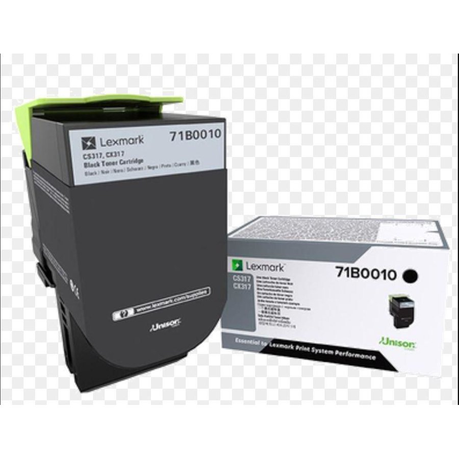 LEXMARK 71B0010 BLACK TONER CARTRIDGE