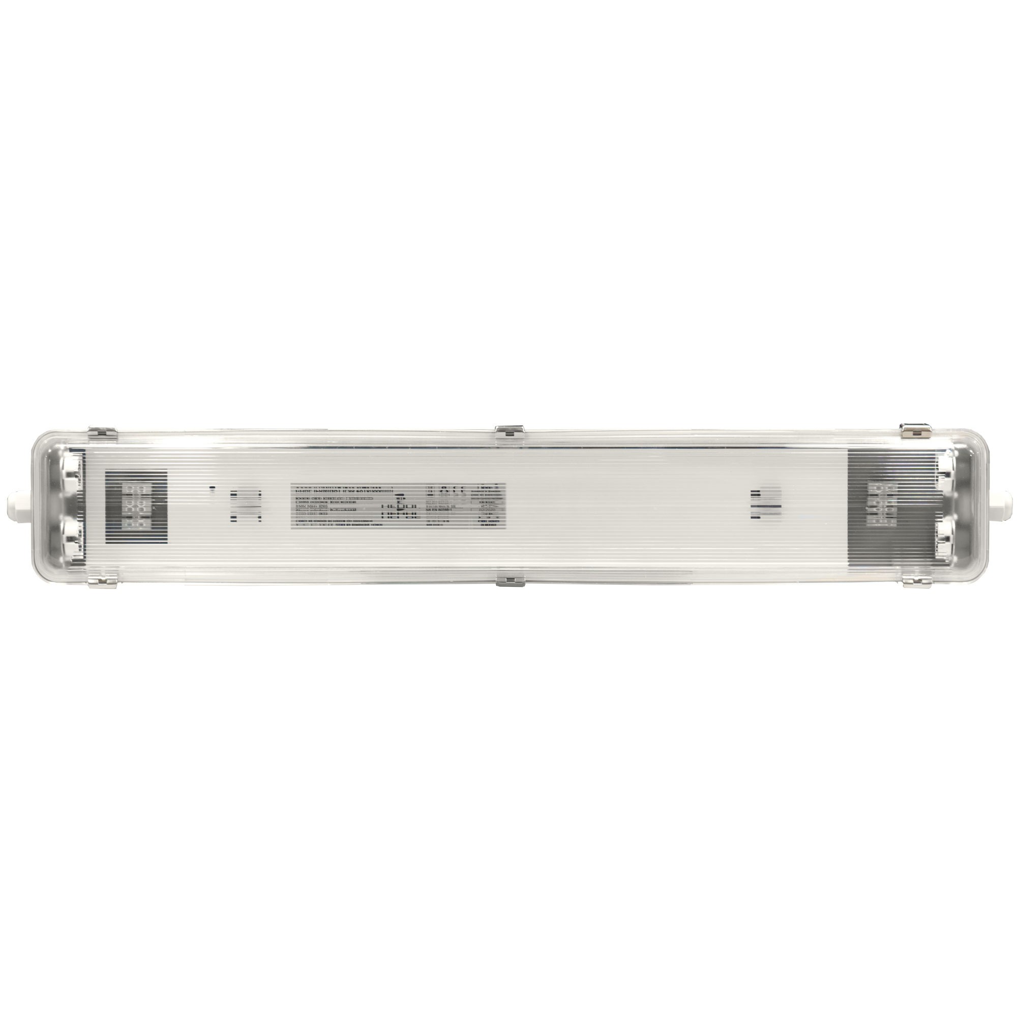 Corpul de iluminat pentru tub LED Hepol, 2 x G13, IP65, gri