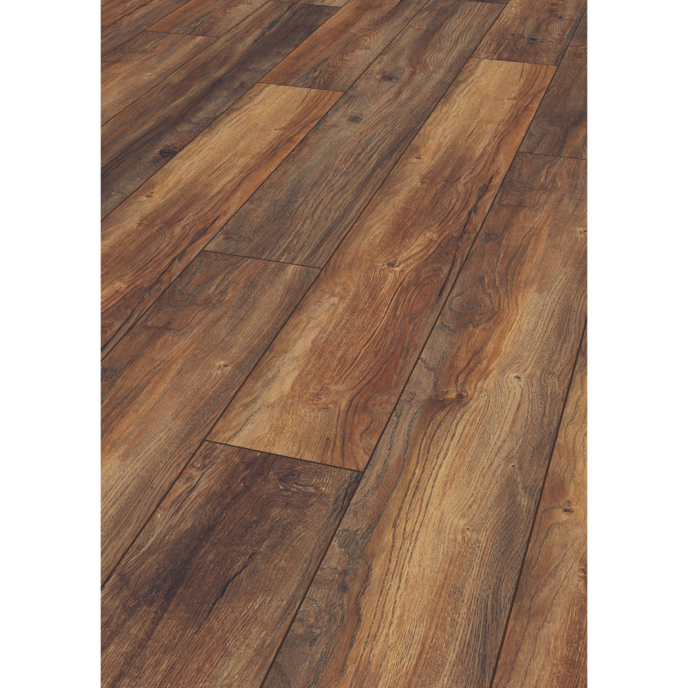 Parchet laminat 12 mm Kronotex Robusto 3570, nuanta inchisa, stejar harbout, clasa de trafic 33, click, 1375 x 188 mm