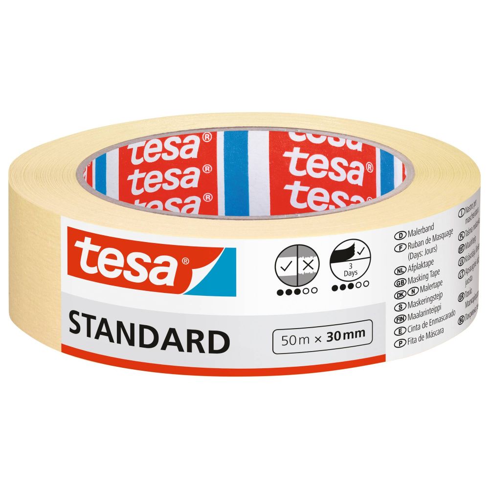 Banda mascare Tesa hartie, 30 mm x 50 m