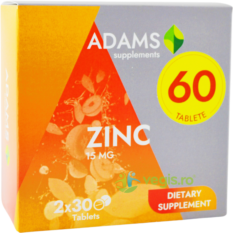 Zinc 15mg 30tb+30tb
