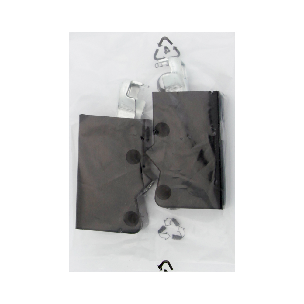 Set dispozitive pentru suspendarea corpurilor de mobilier, negre, set 2 bucati