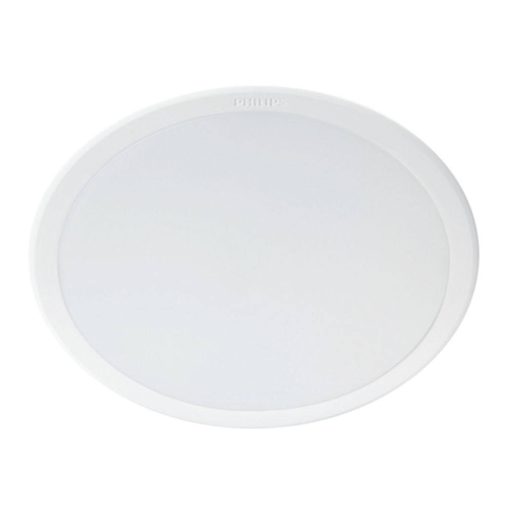 Spot rotund LED integrat Philips Meson, 20W, 1400 lm, A+, IP20, lumina alba calda 3000K, D 19 cm