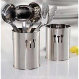 suport ustensile inox, 10x 18 cm