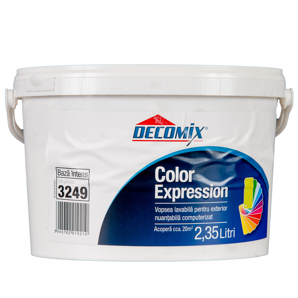 Vopsea lavabila exterior Decomix Color Expression, Baza Intens, 2.35 l