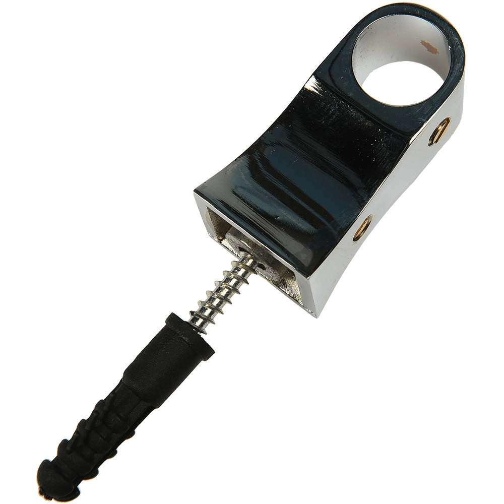 Inel suport pentru bare de bucatarie, fier cromat, 2,5 x 2,5 x 5 cm