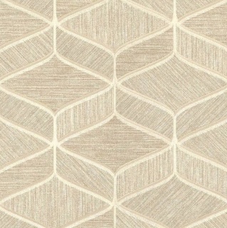 Tapet geometric cu nuante de maro  crem si auriu  Delen  cod Z63031