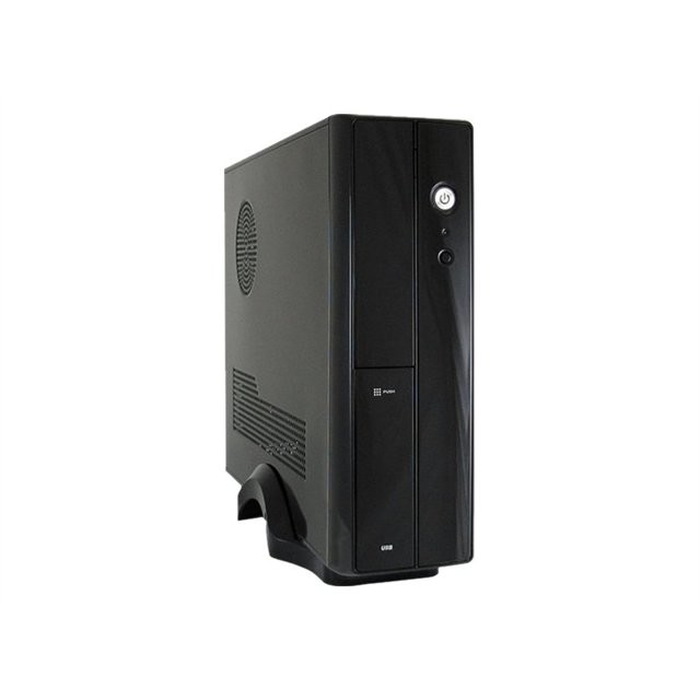 Carcasa LC-1400MI, Mini ITX, neagra, sursa 200W