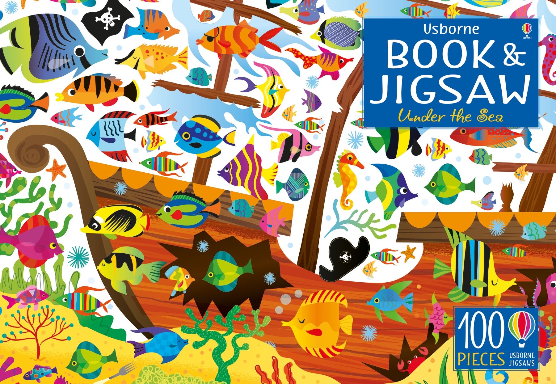 Set Puzzle si Carte - Under the Sea Usborne Books