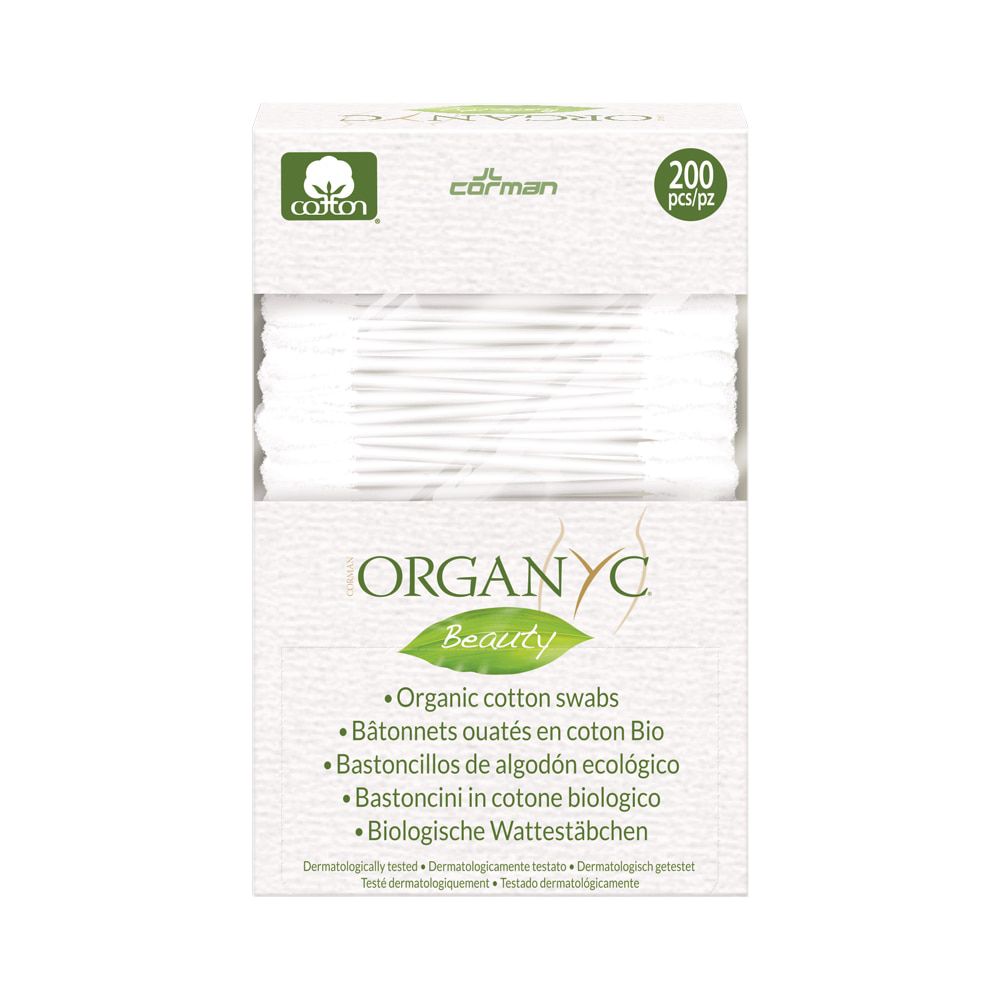 Betisoare cu bumbac organic 200 buc Organyc