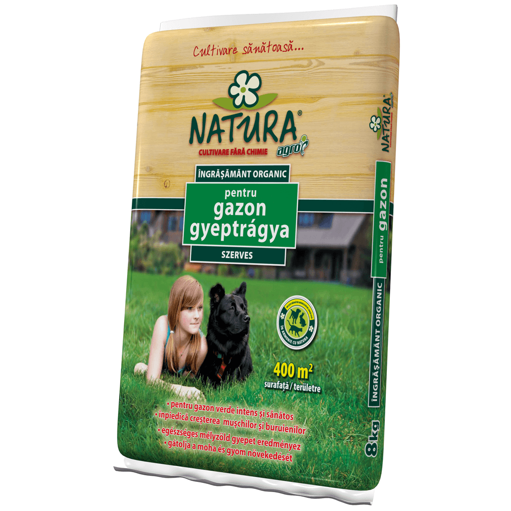Ingrasamant pentru gazon Agro CS Natura, 8 kg