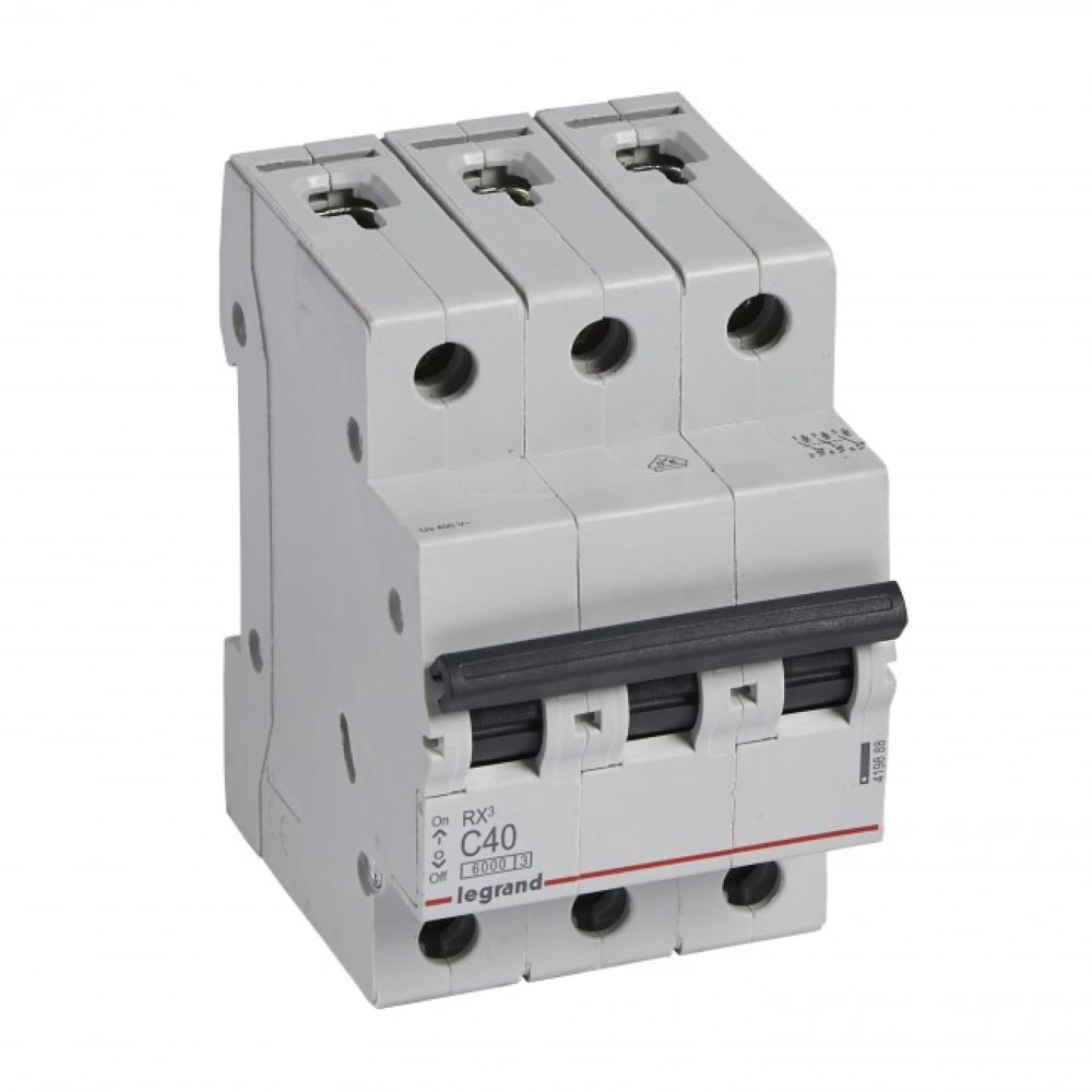 Disjunctor RX3 6000, Legrand 419888, 3P, 40A