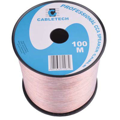 CABLU DIFUZOR CCA 2X0.50MM TRANSPARENT 100M