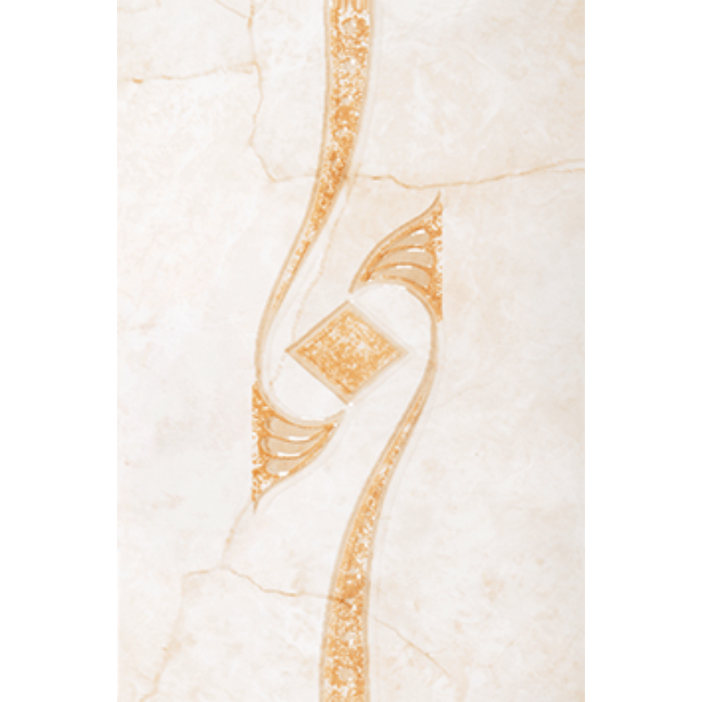 Faianta decorativa Siena 1, finisaj mat, beige, dreptunghiulara, 20 x 30 cm