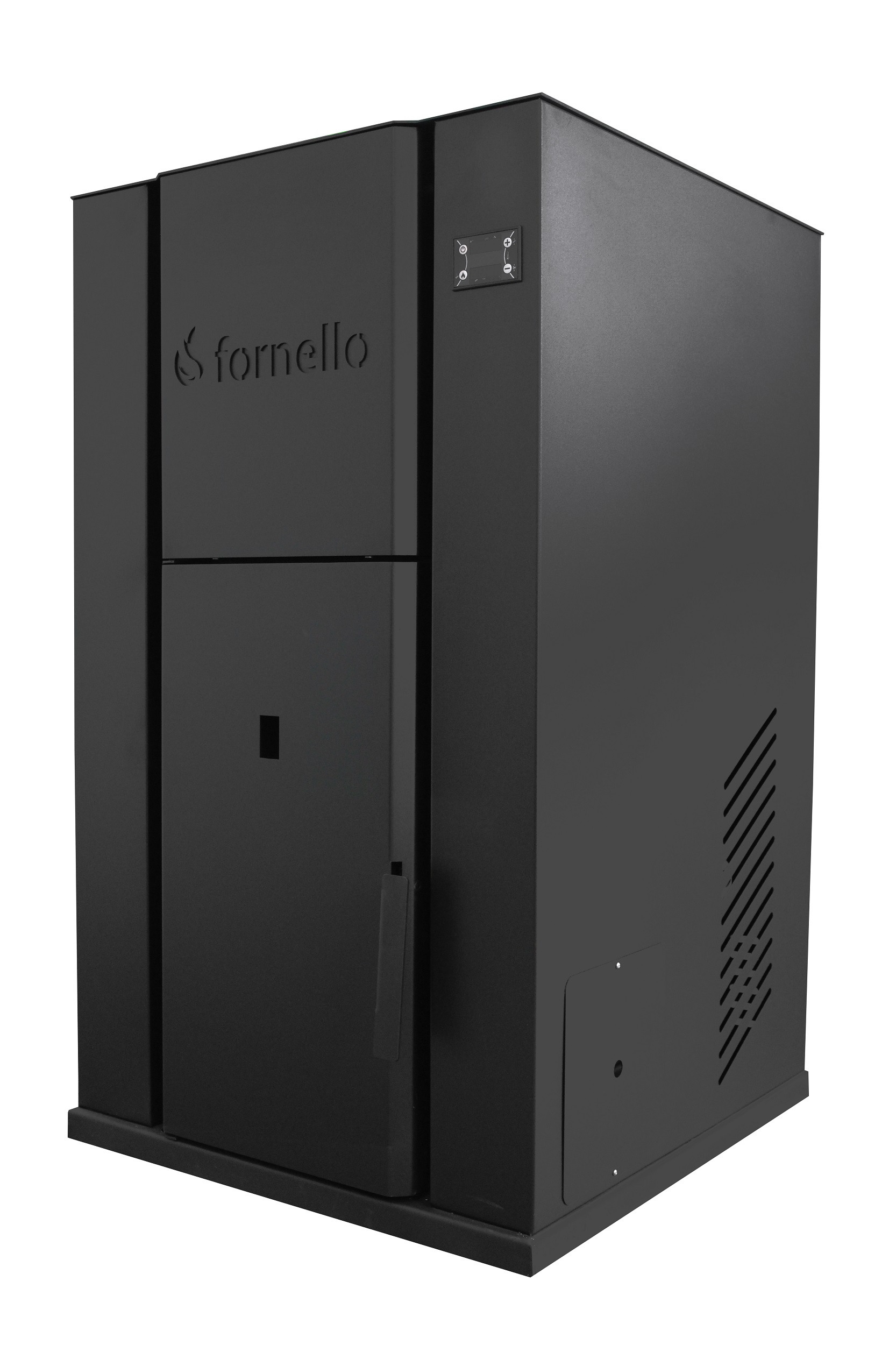 Pachet Centrala peleti Fornello Pellet King 40 kw complet echipata pentru incalzire pompa circulatie vas expansiune automatizare kit evacuare 3.5 ml Boiler Termoelectric Fornello 100 l Termostat Salus 091FLRFV2 Aspirator si kit montaj