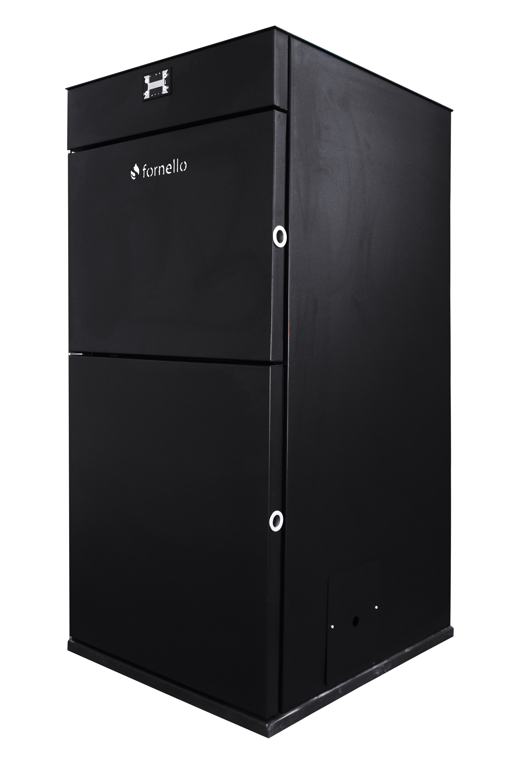 Pachet Centrala peleti Fornello Pellet King 30 kw complet echipata pentru incalzire pompa circulatie vas expansiune automatizare kit evacuare 3.5 ml Boiler Termoelectric Fornello 100 l Termostat SALUS 091FLRF Aspirator si kit montaj