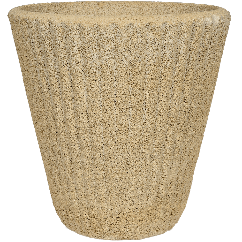 Ghiveci Cementarte, beton, piatra, 28 x 30 cm