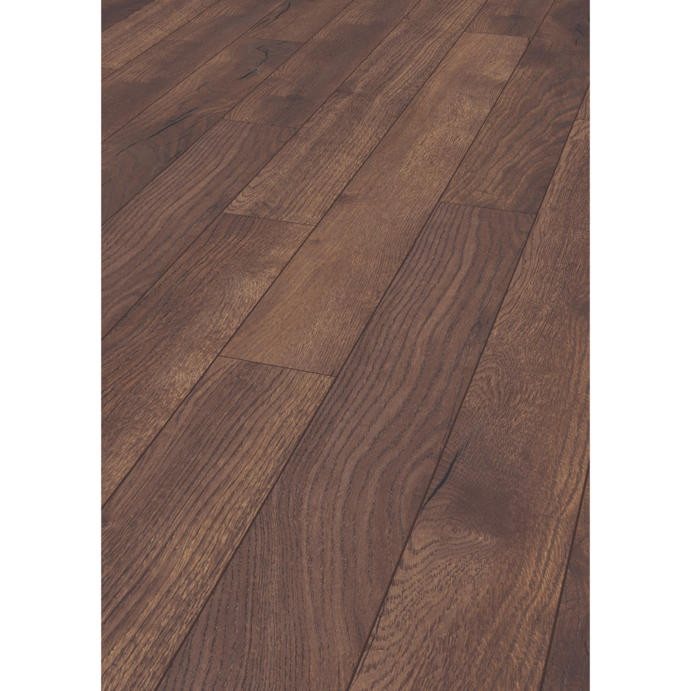 Parchet laminat 10 mm Kronotex Amazone 4766 Oak Petterson Dark, nuanta inchisa, stejar, clasa de trafic intens 33, click, 1380 x 157 mm