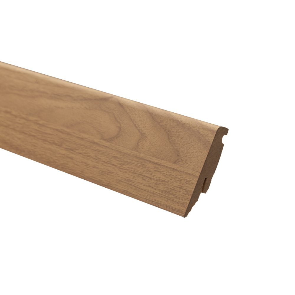 Plinta parchet MDF, nuc modern, 2440 x 60 x 19 mm