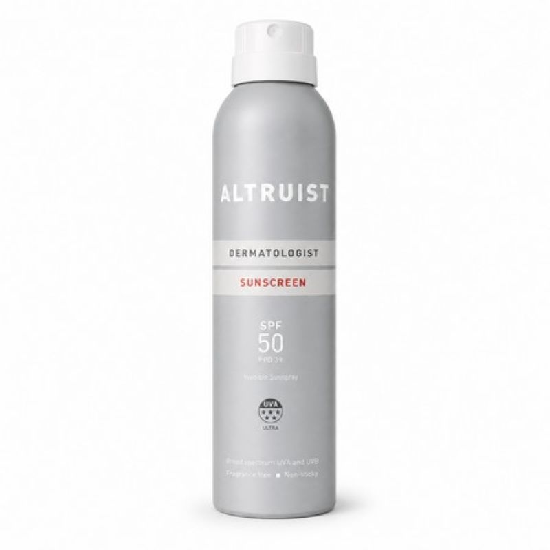 Spray invizibil hipoalergenic protectie solara Altruist Dermatologist Sunscreen SPF50, 200 ml
