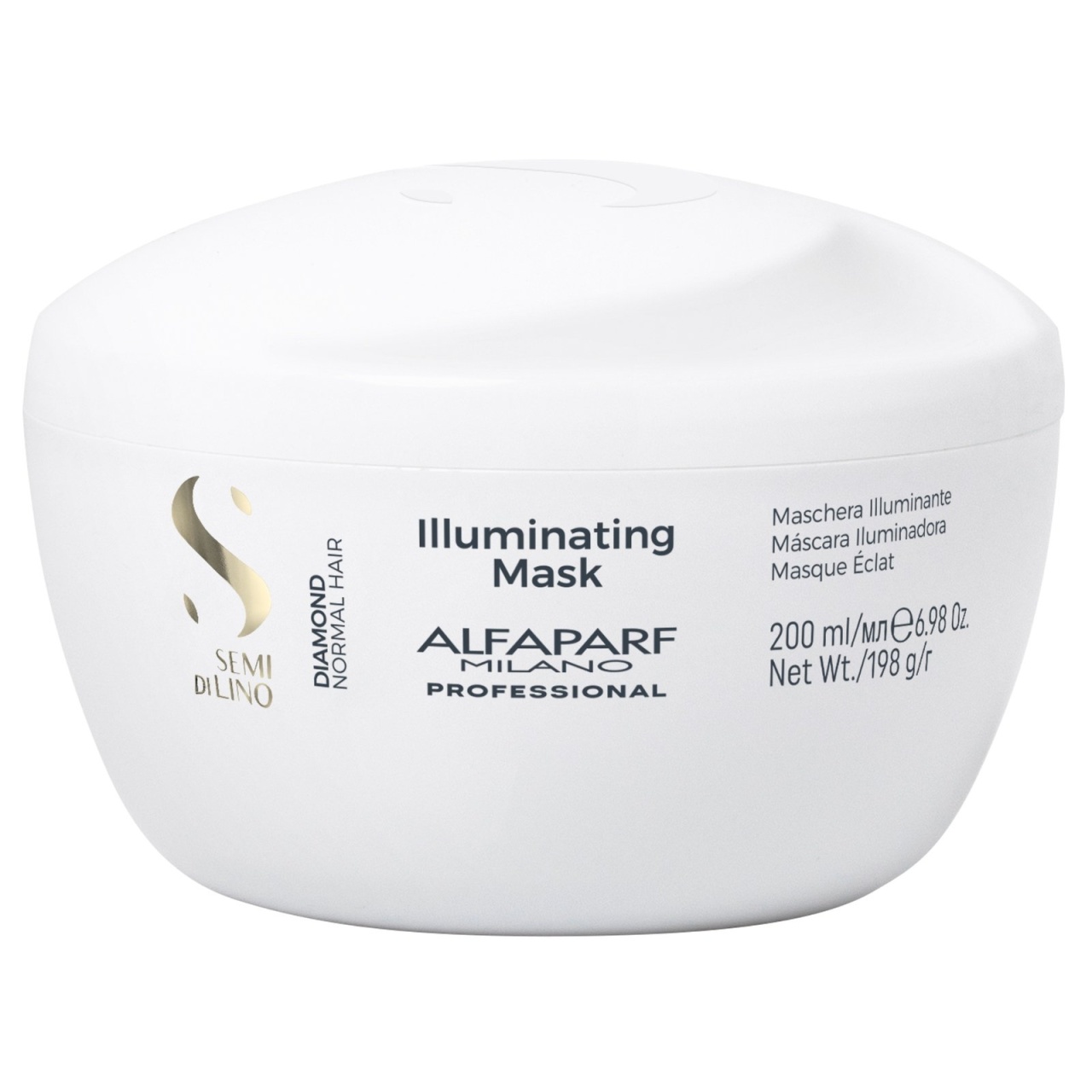 Masca pentru stralucire Alfaparf Semi Di Lino Diamond Illuminating Mask (Gramaj: 200 ml)
