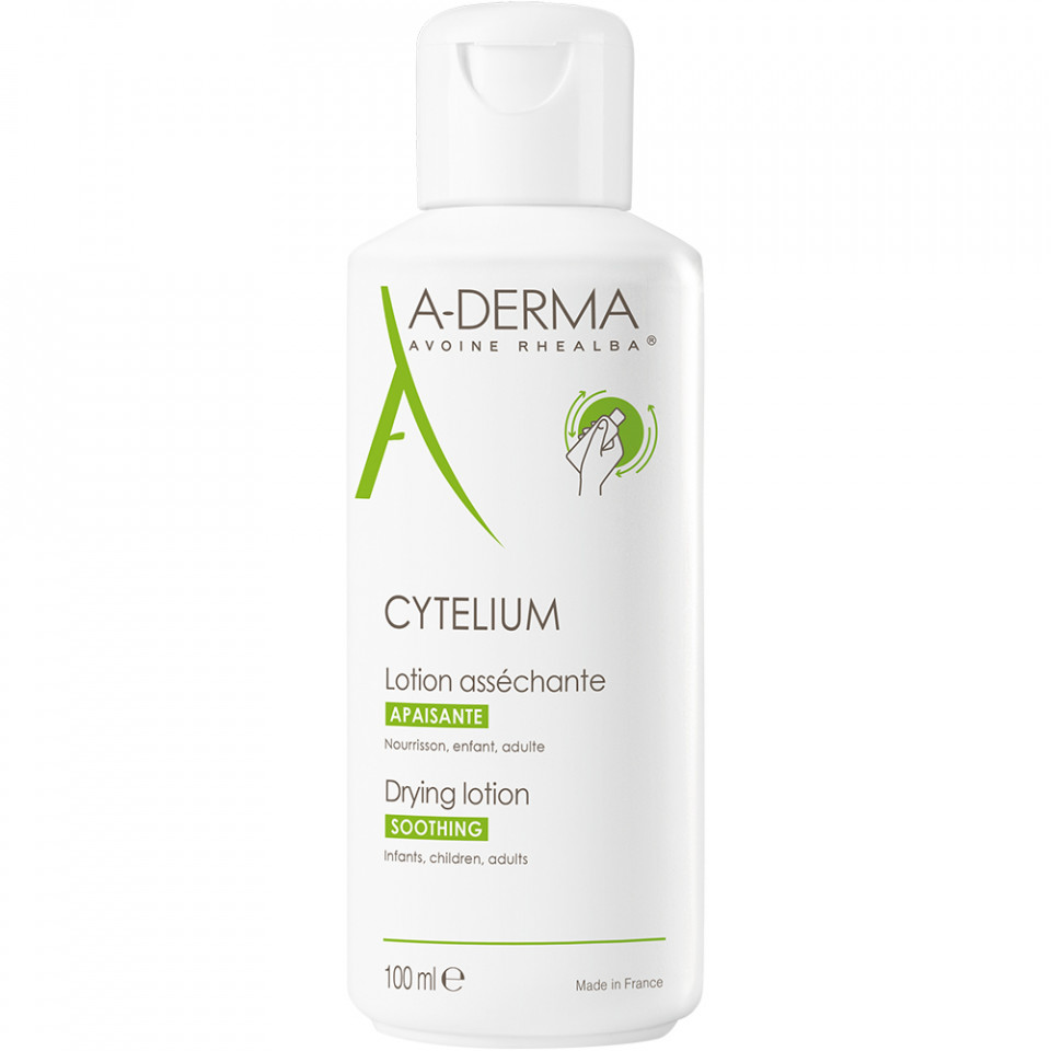 Lotiune pentru decongestionarea zonelor afectate Cytelium Laboratoires A- Derma (Concentratie: Lotiune, Gramaj: 100 ml)